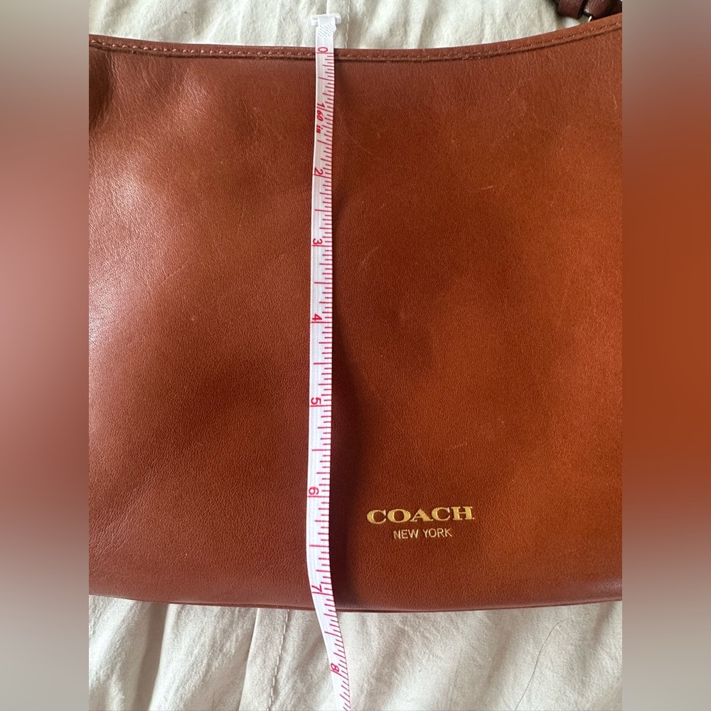 Coach Tan Leather Shoulder Bag - Picture 9 of 10
